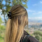 pince à cheveux noir injecté 6,3 cm 4