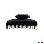 grande pince à cheveux 8 cm noir et blanc 2-Photoroom