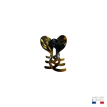petite pince à cheveux 3,5 cm corne dorée 3-Photoroom
