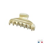 pince à cheveux alba beige nacré 6 cm-Photoroom