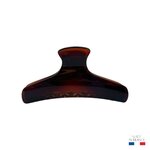 pince à cheveux classique marron 8 cm injecté-Photoroom