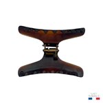 pince à cheveux classique marron 8 cm injecté 3-Photoroom