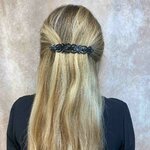 barrette à cheveux julie classique noir nacré 4