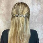 barrette à cheveux julie classique onyx 2