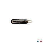 petite barrette à cheveux philomène noir nacré 2-Photoroom