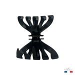 pince à cheveux crabe noir 8 cm injecté 3-Photoroom