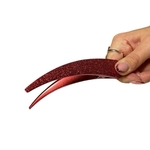 pince à cheveux pélican granité rouge 3