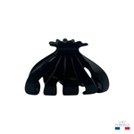 pince à cheveux crabe noir 8 cm injecté-Photoroom
