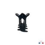 pince à cheveux noir injecté 6 cm 2-Photoroom