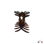 grande pince à cheveux marron injecté 8,5 cm 2-Photoroom