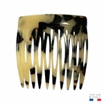 peigne à cheveux 10 dents écaille claire