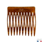 peigne à cheveux 10 dents écaille caramel 2