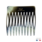 peigne à cheveux 10 dents corne noire 2