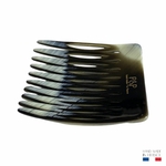 peigne à cheveux 10 dents corne noire 4