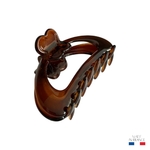 pince à cheveux motif trèfle 8,5 cm vison 3-Photoroom