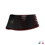 peigne à cheveux 8 dents rouge et noir 4-Photoroom