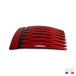 peigne à cheveux 8 dents rouge et noir 3-Photoroom