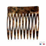peigne à cheveux 10 dents écaille marbre 2