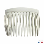 peigne à cheveux 13 dents blanc
