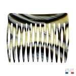 peigne à cheveux 13 dents corne noir 2