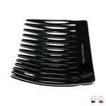 peigne à cheveux 13 dents blanc et noir 4