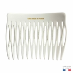 peigne à cheveux 13 dents blanc 2