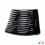 peigne à cheveux 13 dents beige et noir 4