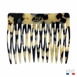 peigne à cheveux 13 dents écaille claire 2