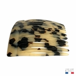 peigne à cheveux 15 dents écaille clair 3