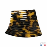 peigne à cheveux 15 dents écaille foncé 4