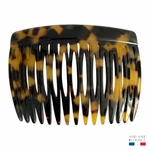 peigne à cheveux 15 dents écaille foncé