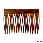 peigne à cheveux 15 dents écaille caramel 2