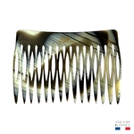 peigne à cheveux 15 dents corne noir 2