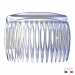peigne à cheveux 15 dents transparent
