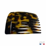 peigne à cheveux 18 dents écaille foncée 3