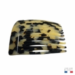 peigne à cheveux 18 dents écaille claire 3