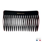 peigne à cheveux 18 dents rouge et noir 2