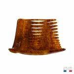 peigne à cheveux 18 dents écaille caramel 4