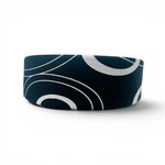 serre tete tissu GRAPHIQUE NOIR ET BLANC1