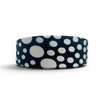 serre tete tissu A POIS NOIT ET BLANC1
