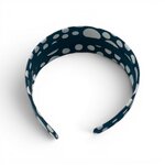 serre tete tissu A POIS NOIT ET BLANC4