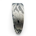 serre tete tissu FLORAL GRIS ARGENT3