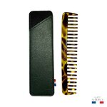peigne-cheveux-acetate-motif-girafe-fabrication-francaise-etui