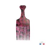peigne-afro-motif-roses-acetate-fabrication-francaise-face