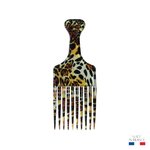 peigne-afro-motif-leopard-acetate-fabrication-francaise-dos
