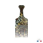 peigne-afro-motif-leopard-acetate-fabrication-francaise-face