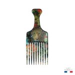 peigne-afro-motif-jaguar-acetate-fabrication-francaise-face