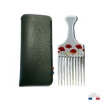 peigne-afro-motif-coquelicots-acetate-fabrication-francaise-etui