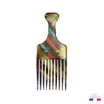 peigne-afro-motif-plumes-acetate-fabrication-francaise-face