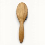 BROSSE A CHEVEUX OVALE BOIS POIL DE SANGLIER MIXTE12